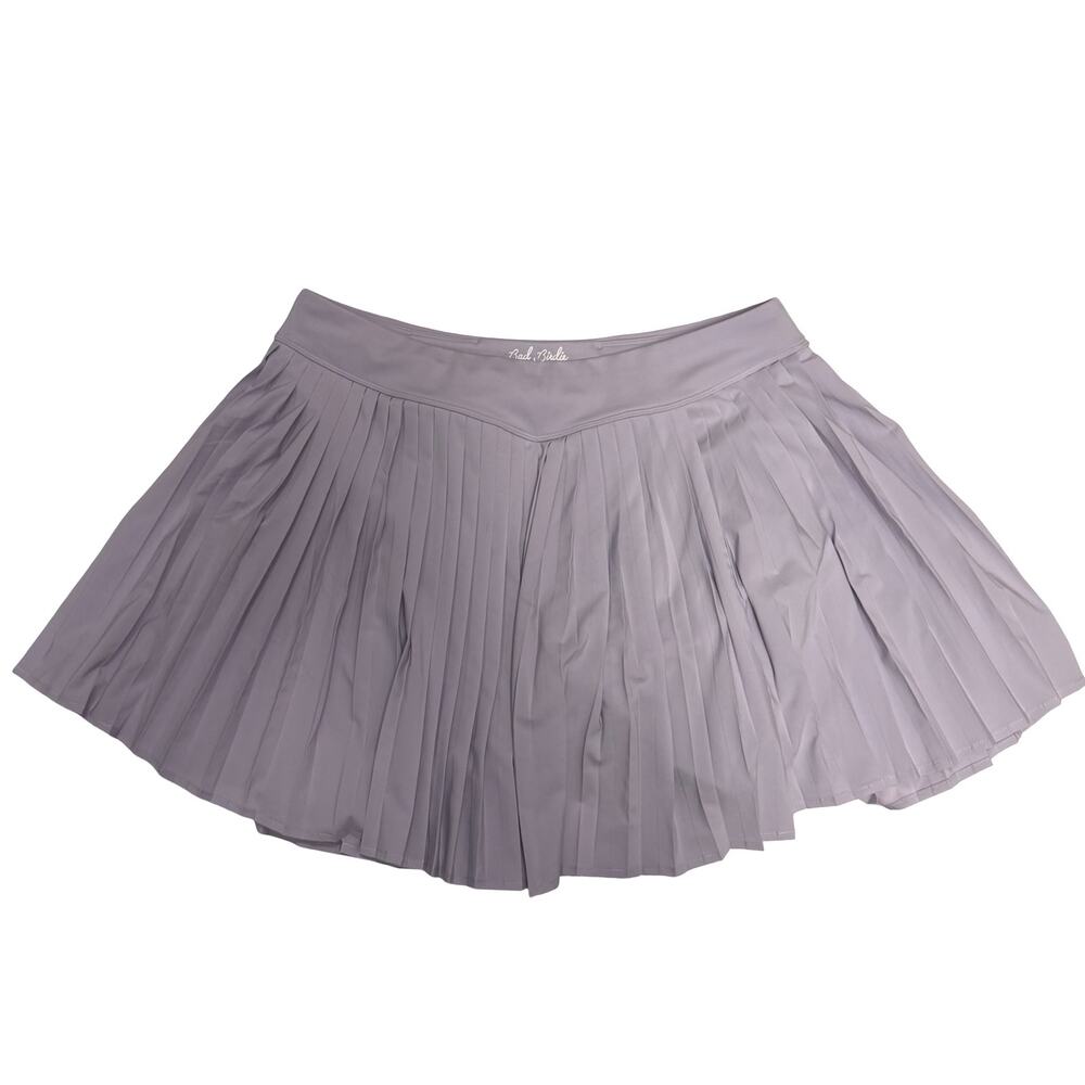 Bad Birdie Double Down Lavender Purple Pleated Golf Tennis Skort Womens XL